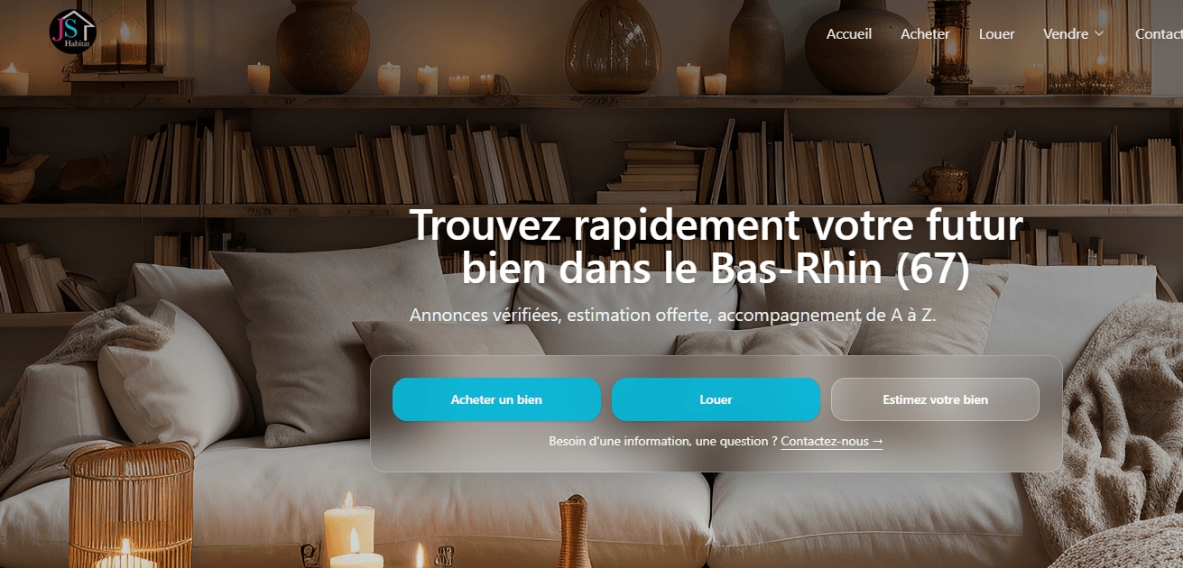 Image du projet Site Agence immobilière