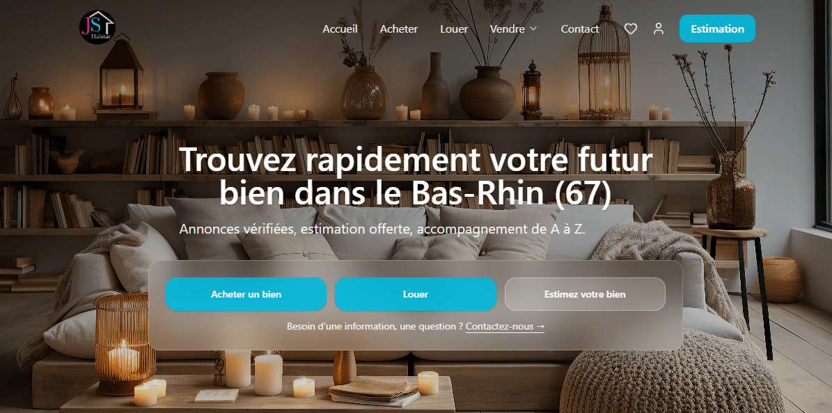 Image du projet Site Agence immobilière