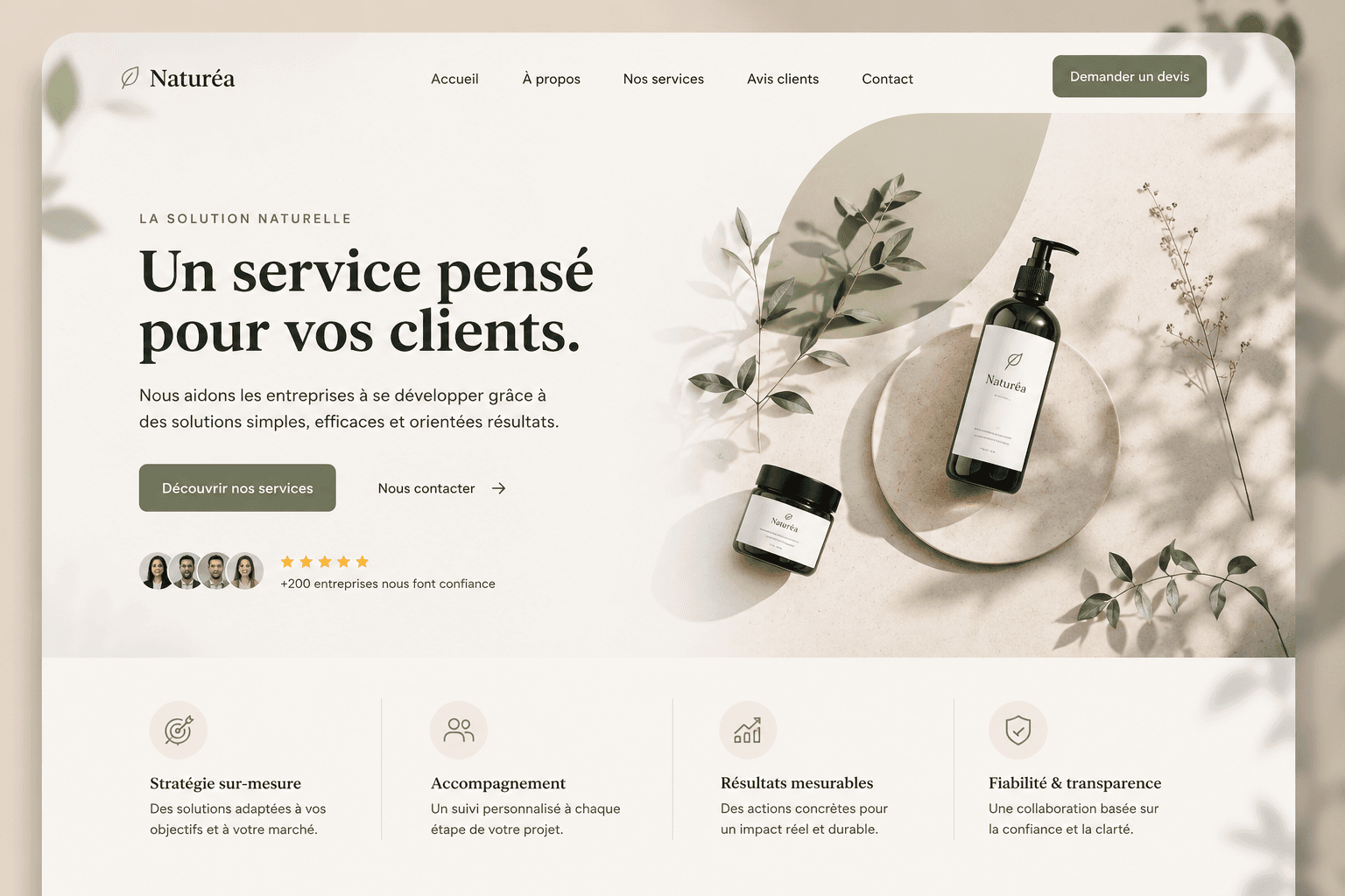 Landing page