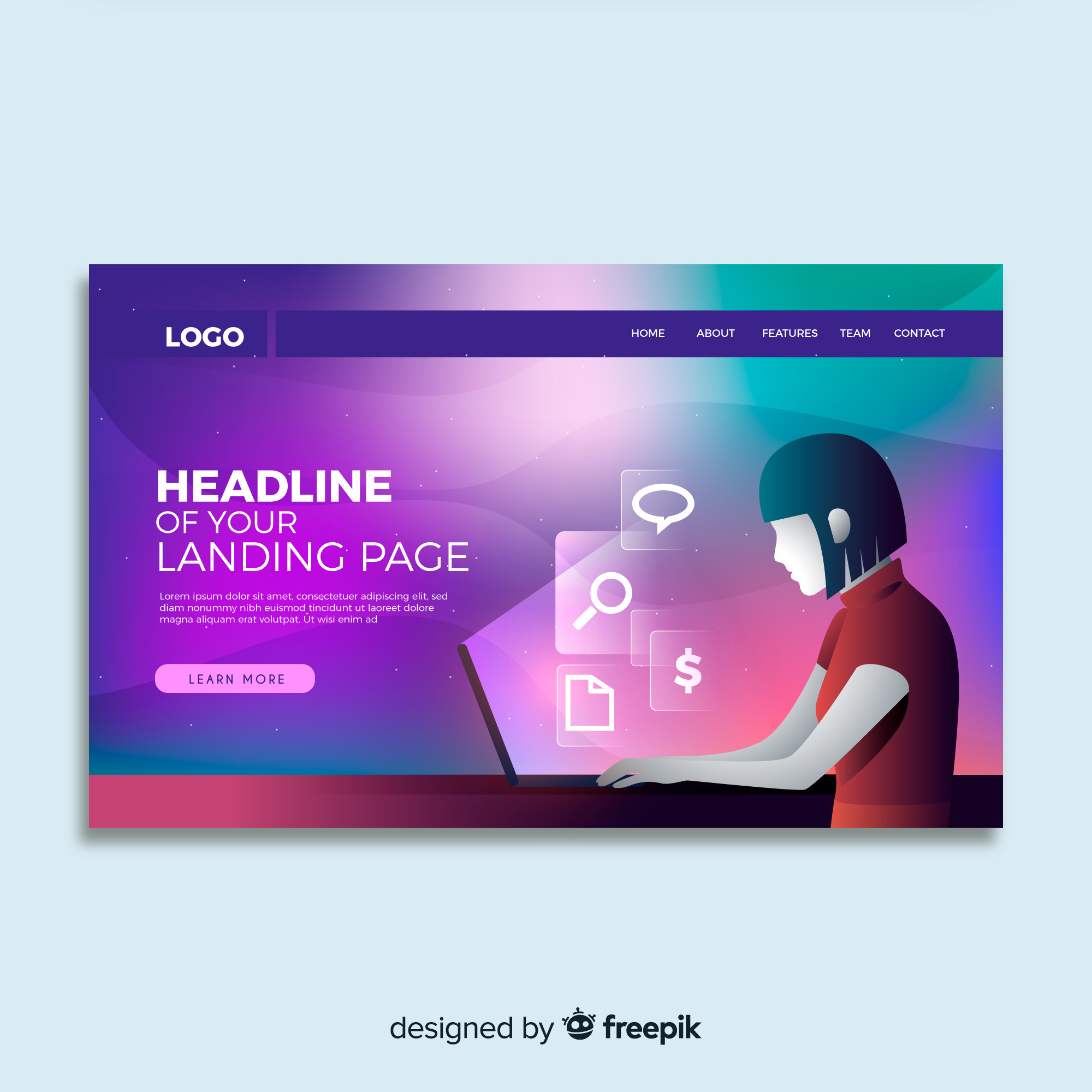 Landing page